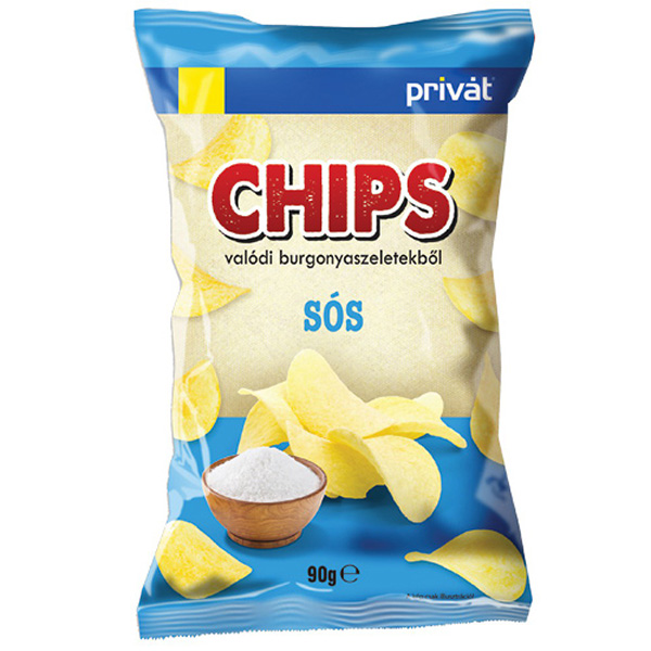 privát chips sós