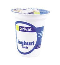 privát joghurt natur