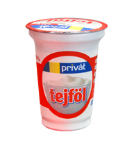 privát tejföl 20% 330g